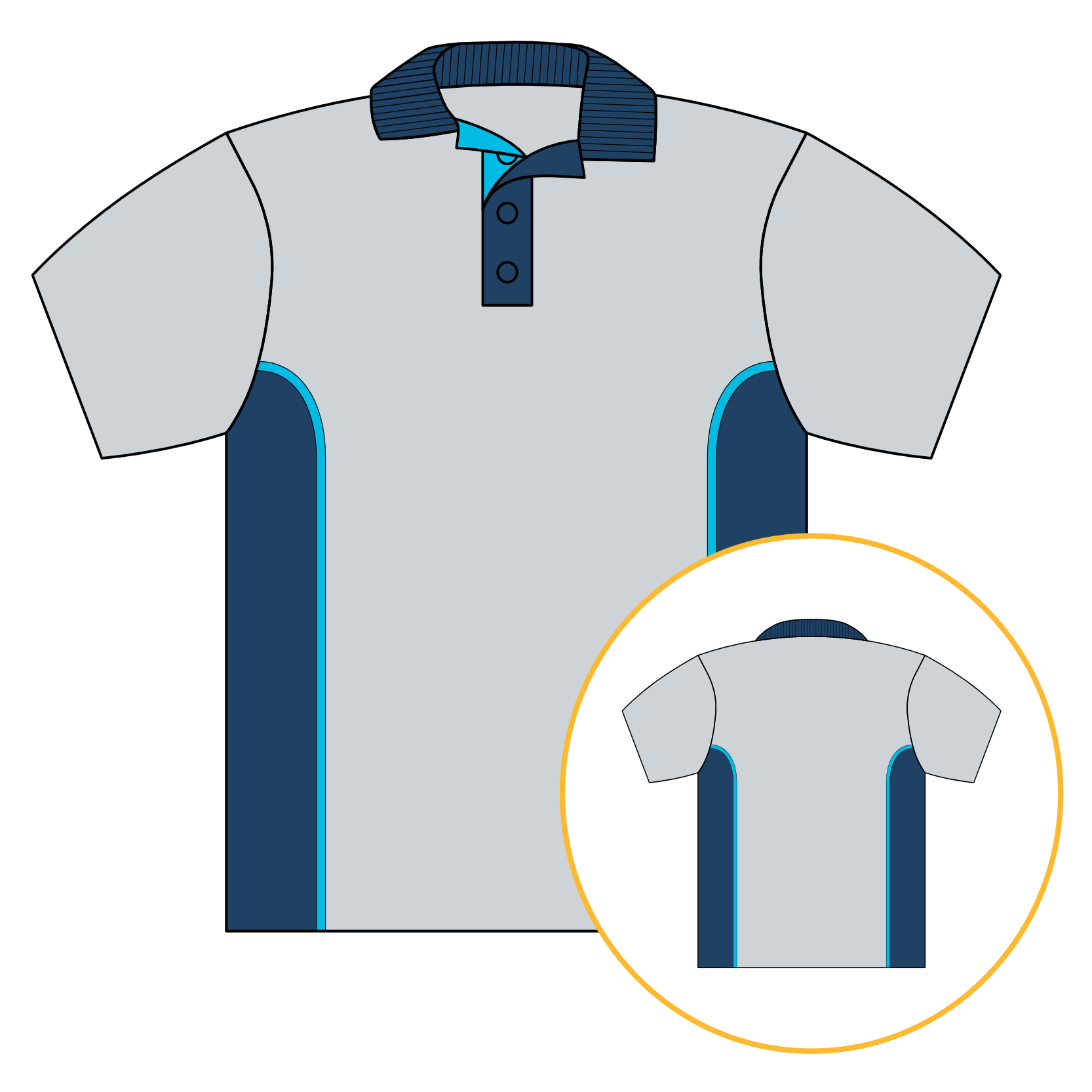 Ultimate Individual Polo with Side Panels
